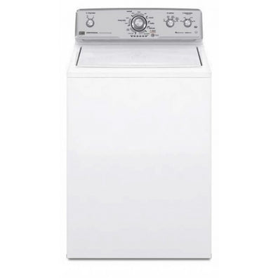 A white washing machine available in Gokals, Fiji, the Maytag 10.5kg Semi-Commercial Freestanding Washing Machine - White(3LMVWC315FW) front-view
